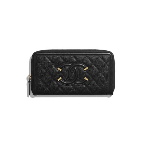 chanel long wallet size|chanel zipped wallet small.